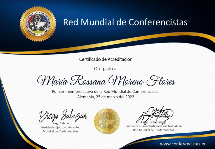 Certificado de Acreditación de Sergio Diaz